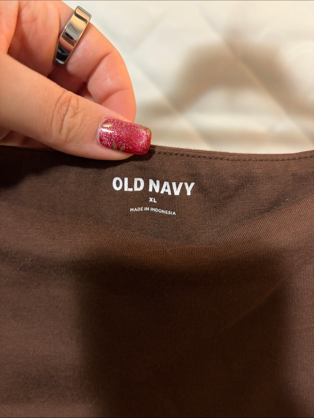 Old Navy Brown Tank Bodysuit - Picture 2 of 3